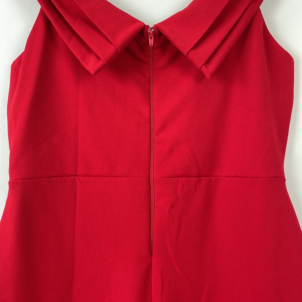 NWT Windsor Fire Engine Red Off the Shoulder Bodycon Dress - Size 2X - Picture 6 of 15